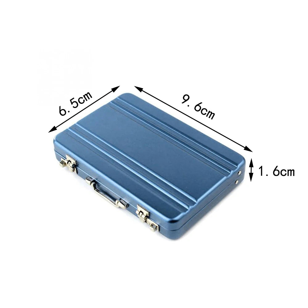 Mini Aluminum Card Case & Pocket Storage Box