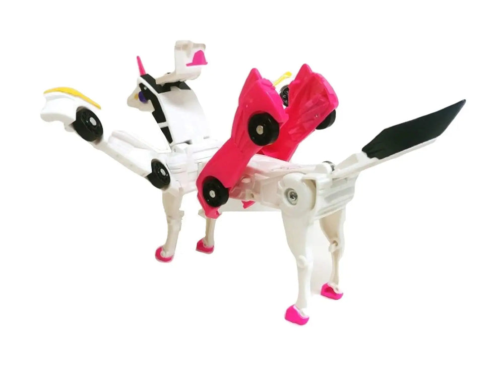 Transforming Unicorn Robot Car – Premium Action Toy | Toki Toy Box – In Use | Toki Toy Box