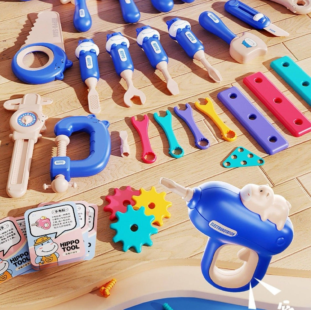 Mighty Makers Workstation – Kids DIY Builder Playset – Detail | Toki Toy Box
