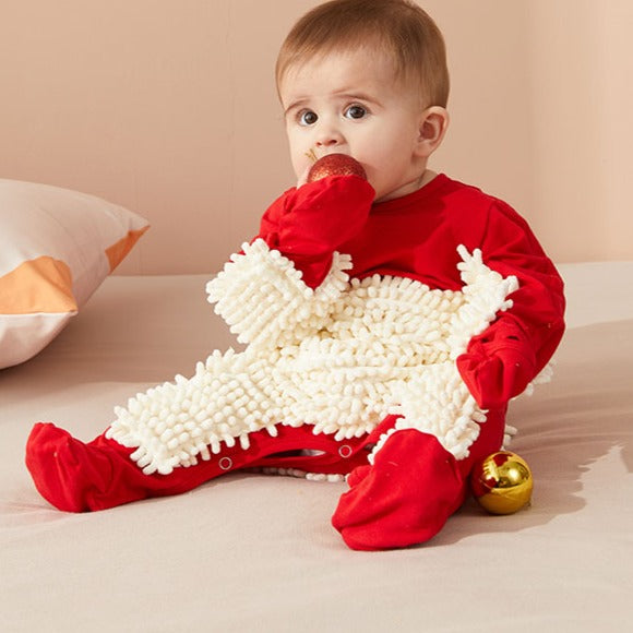 Meet the Mopster – Baby Crawling Mopping Jumpsuit - Toki Toy Box