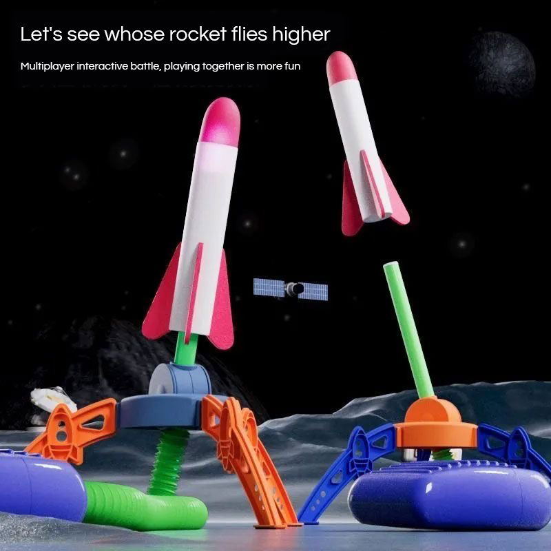 SkyZoomer Rocket Launcher Toy – Soaring Fun for Kids – Detail | Toki Toy Box