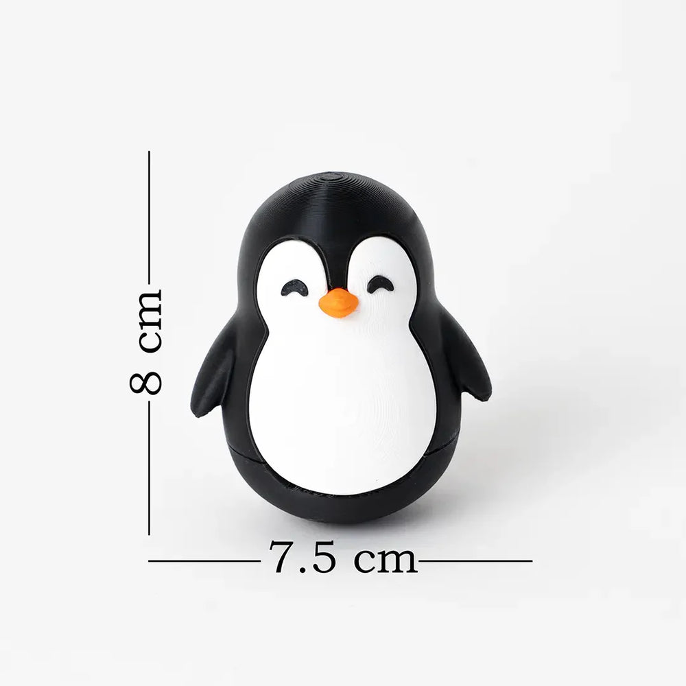 Roly Poly Penguin Wobbler Toy for Curious Babies