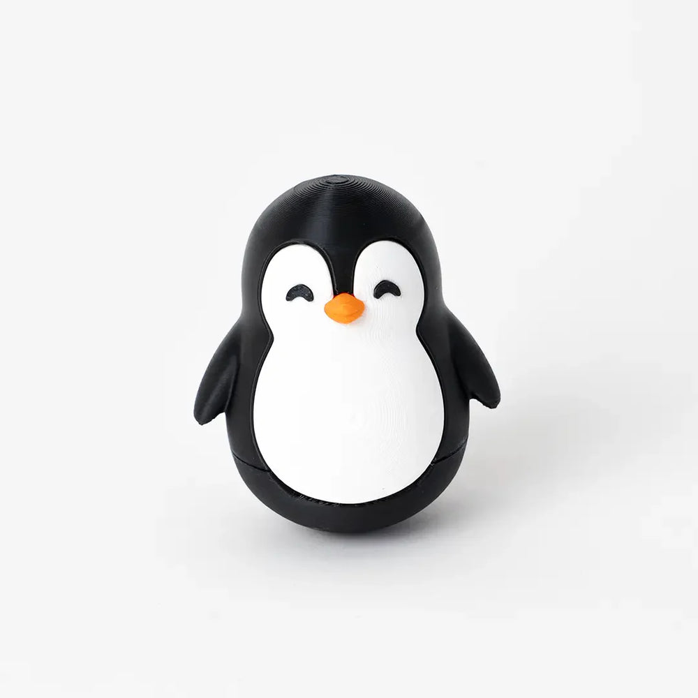 Roly Poly Penguin Wobbler Toy for Curious Babies