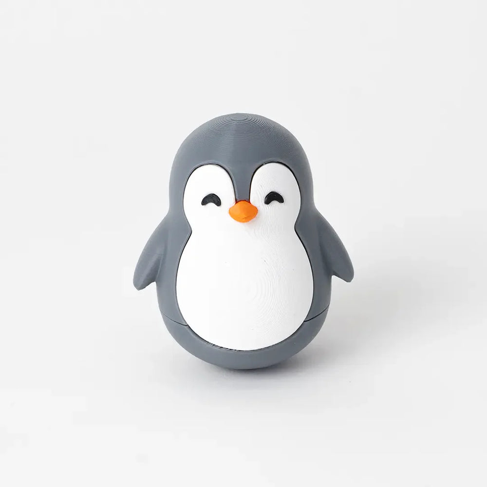 Roly Poly Penguin Wobbler Toy for Curious Babies