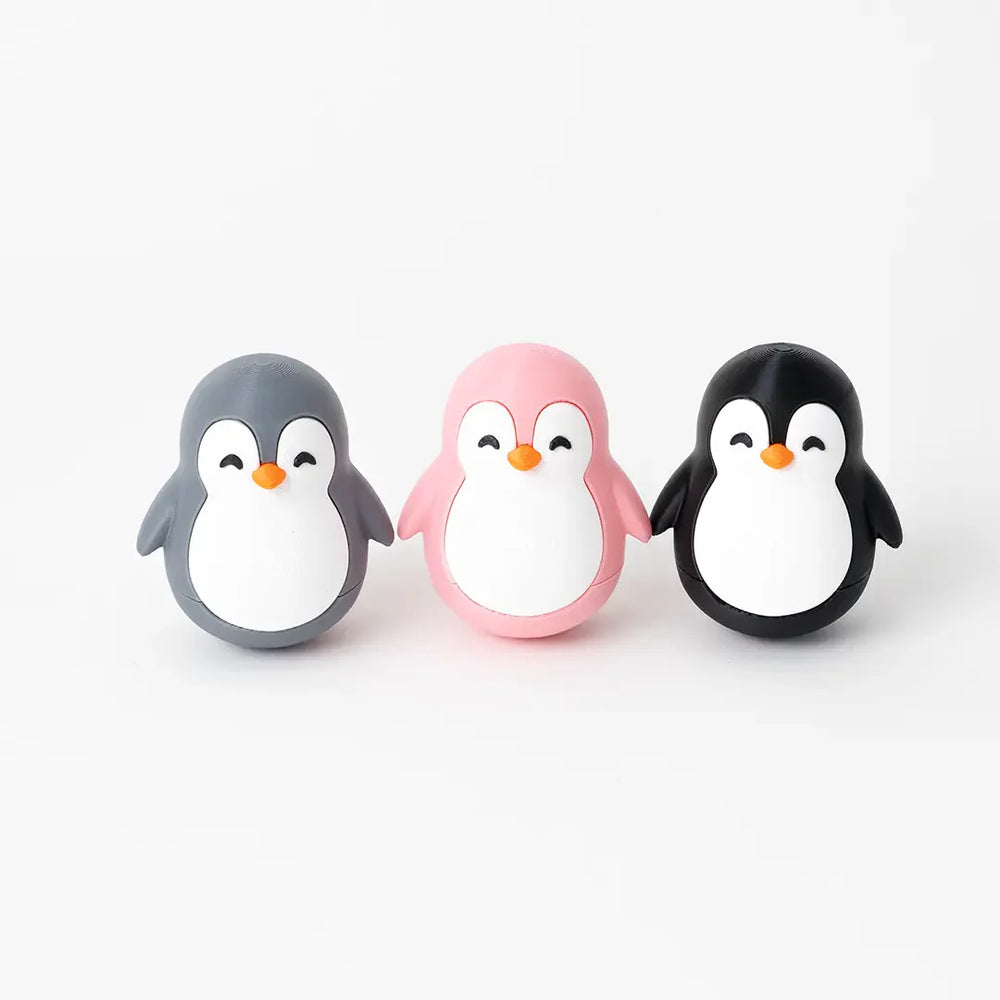 Roly Poly Penguin Wobbler Toy for Curious Babies
