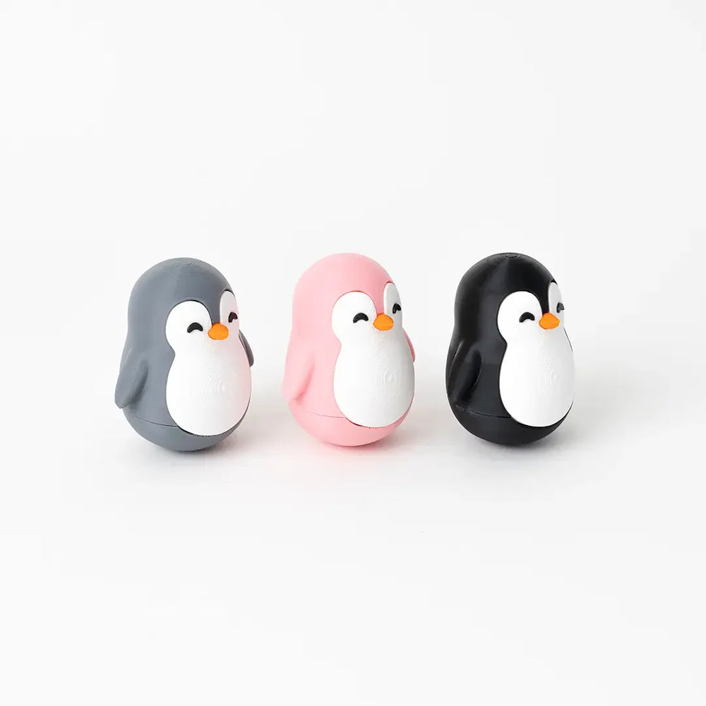 Roly Poly Penguin Wobbler Toy for Curious Babies