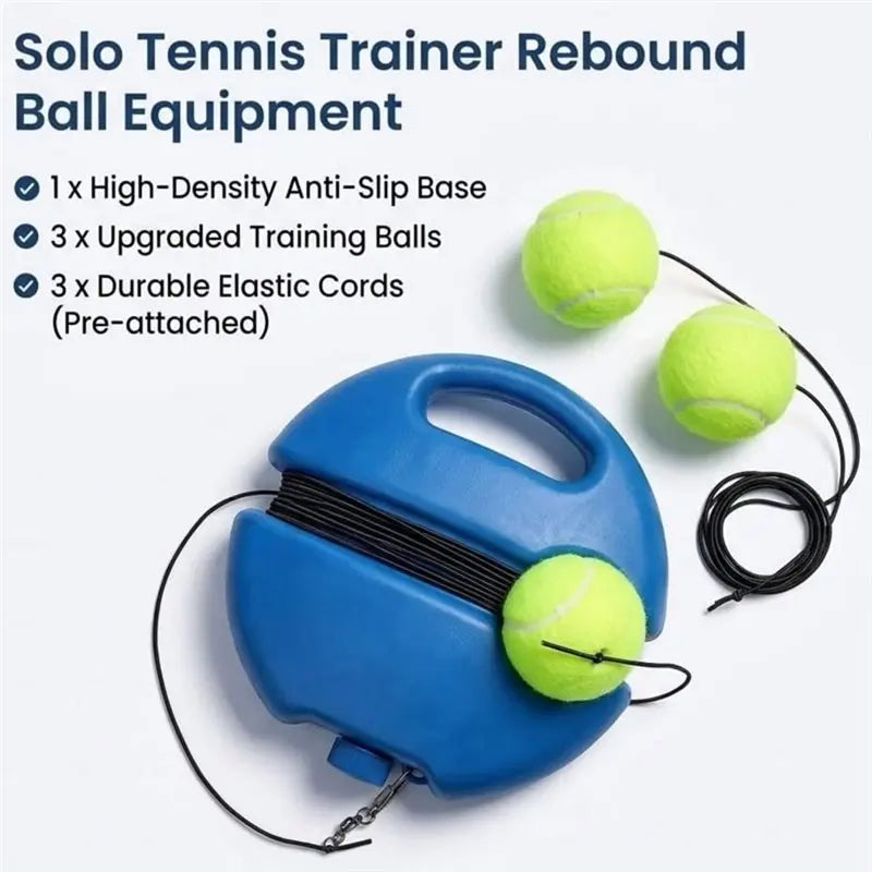 Solo Tennis Trainer Rebound Set for All Skill Levels