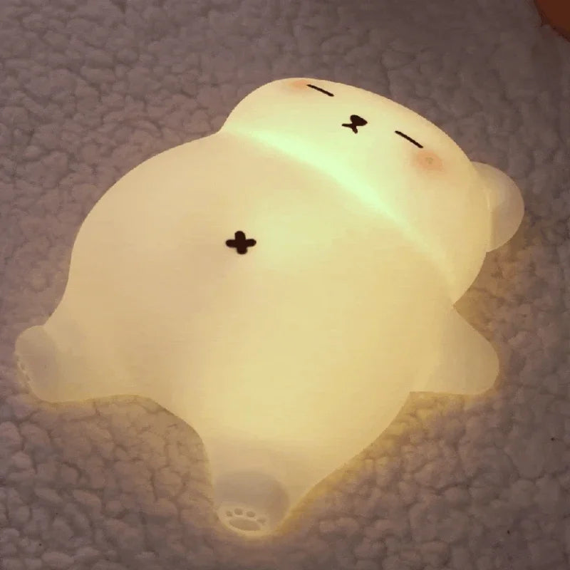 Cute Bear Night Light – Soft Glow Sleep Lamp for Kids - Toki Toy Box