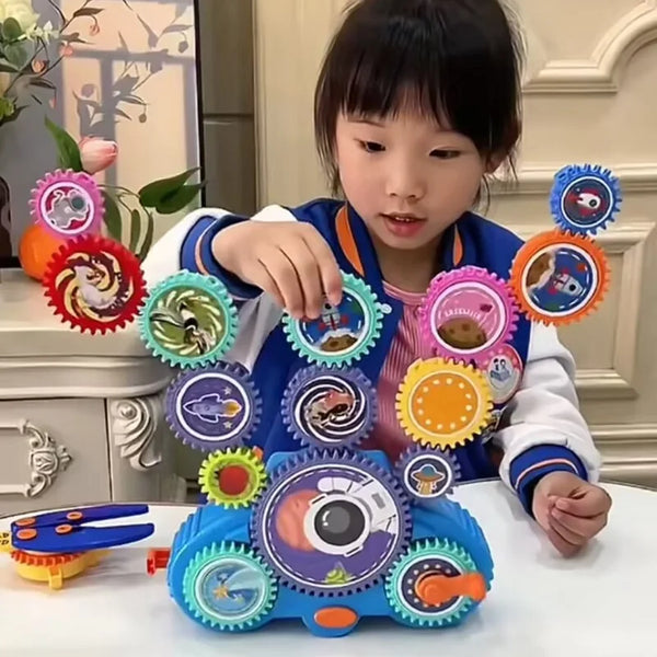 Electric Gear Building Blocks – Motorized STEM Set