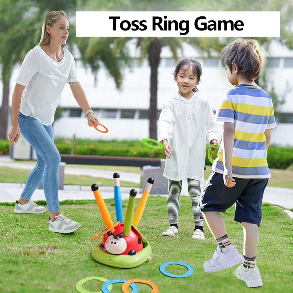 Musical Rocket Launcher Game – 3-in-1 Outdoor Play Set