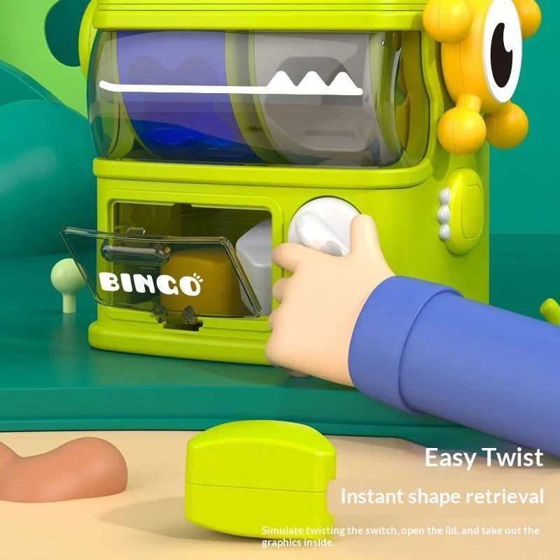Dinosaur Shape Matching Game – Montessori Geometry Toy
