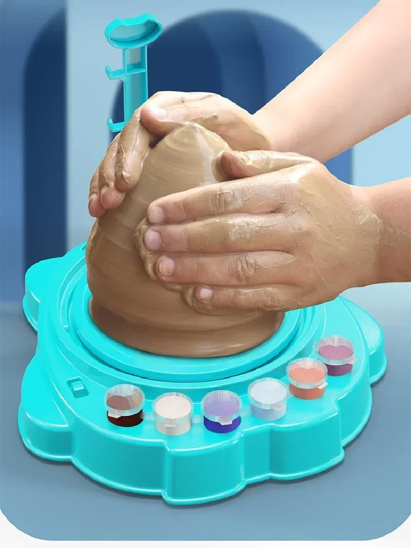 Electric Pottery Wheel Kit with Foot Pedal for Beginner