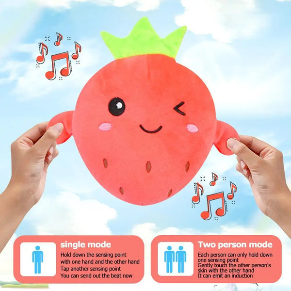 Musical Fruit Plush – Beat-Sensing Toy