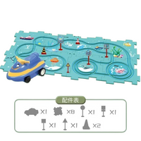 DIY Electric Rail Car Puzzle Set for Kids