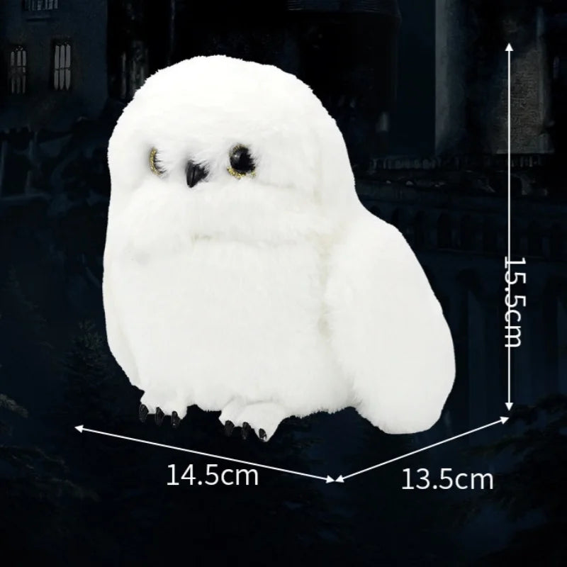 Interactive Snowy Owl – Magnetic Shoulder Pet Toy - Toki Toy Box