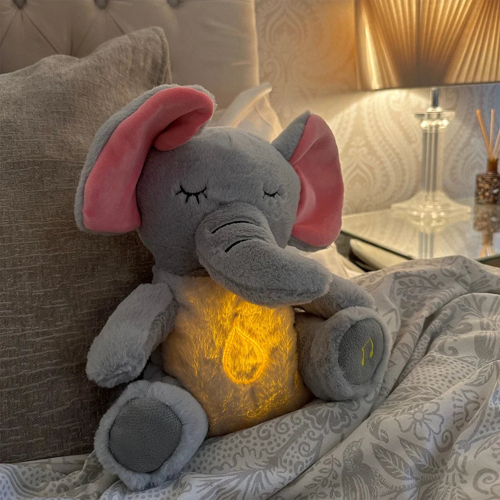 Breathing Elephant Plush – Soothing Sleep Companion - Toki Toy Box