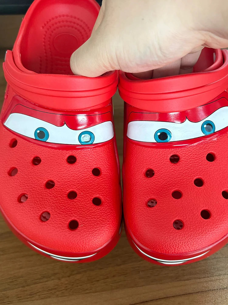 Light-Up Racing Car Clogs – Comfortable Kids Sandals - Toki Toy Box