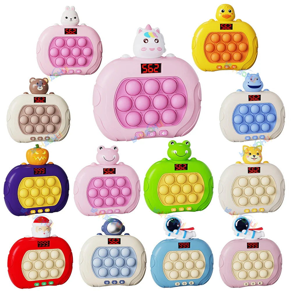 999-Level Pop Push Game Console for Kids & Adults - Toki Toy Box