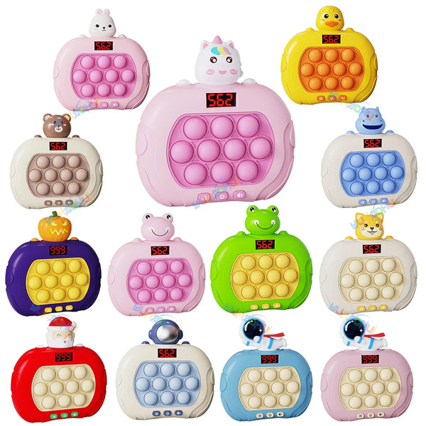 999-Level Pop Push Game Console for Kids & Adults