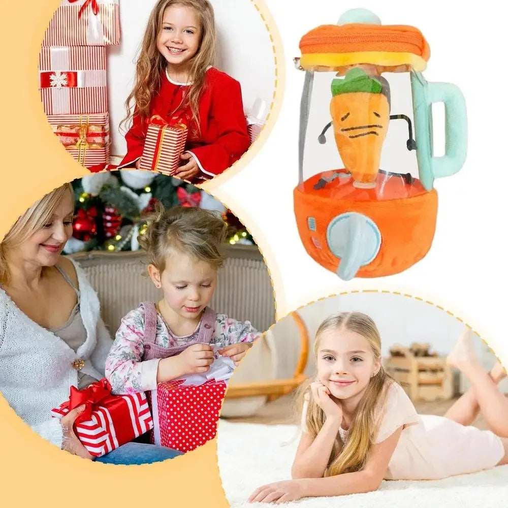 Funny Carrot Juicer Plush Bag Charm – Toki Toy Box – Whats Included | Toki Toy Box