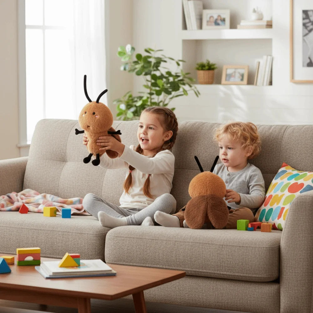 Funny Bug Plush Toy – Weird Cute Prank Gift & Decor - Toki Toy Box