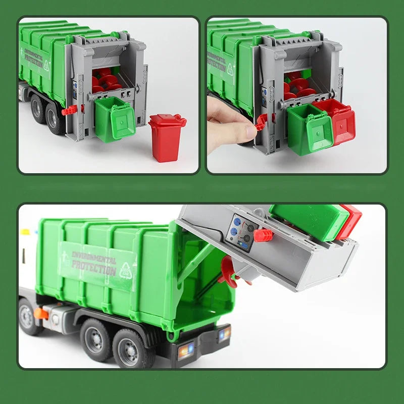 Interactive Garbage Truck Toy with Lights & Sounds
