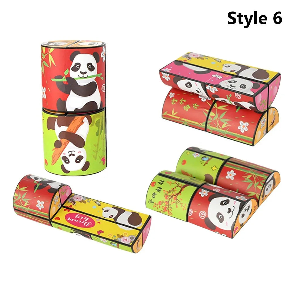 Panda Infinity Cube – Foldable Stress Relief Puzzle