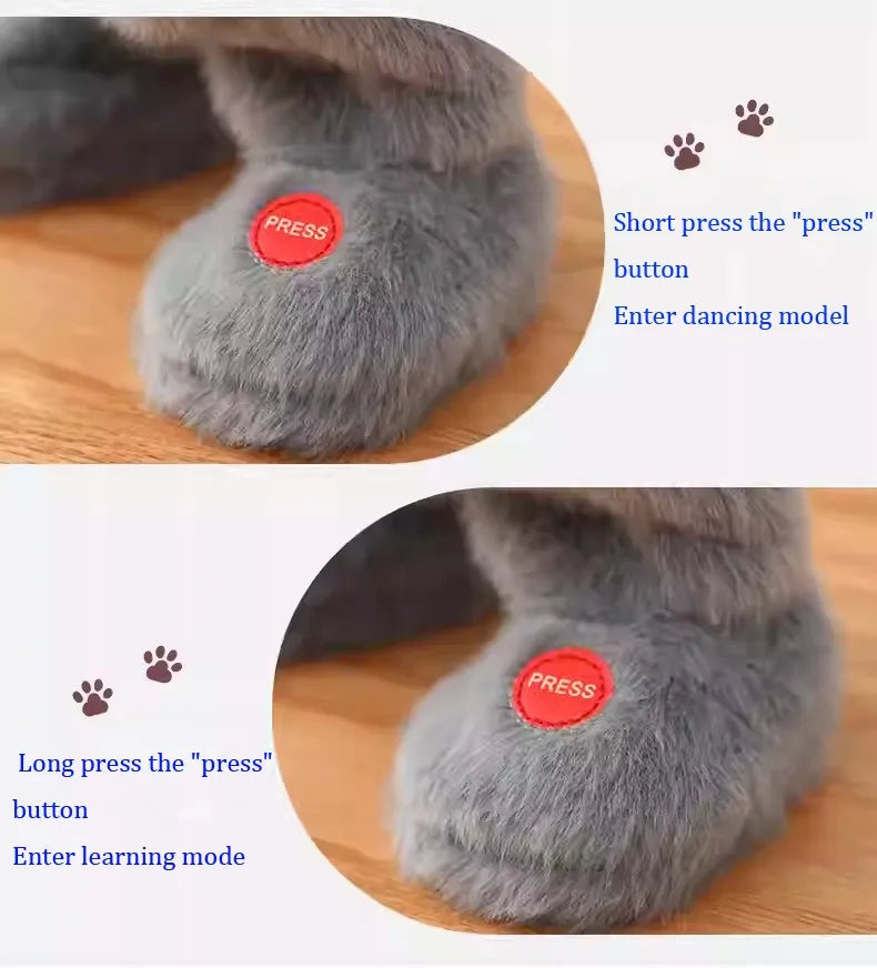 Dancing Talking Cat Plush – Interactive Singing Toy | Toki Toy Box – Size Reference | Toki Toy Box