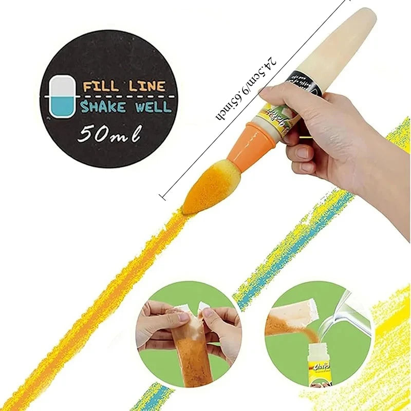 Chalk Brushes – Sidewalk Painting Demo | Toki Toy Box