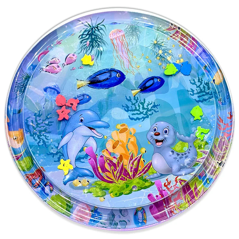 Inflatable Baby Water Play Mat for Sensory Fun