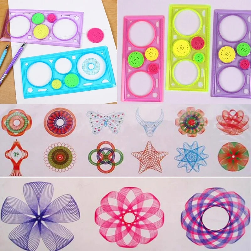 Geometry Drawing Stencil Kit for Creative Kids