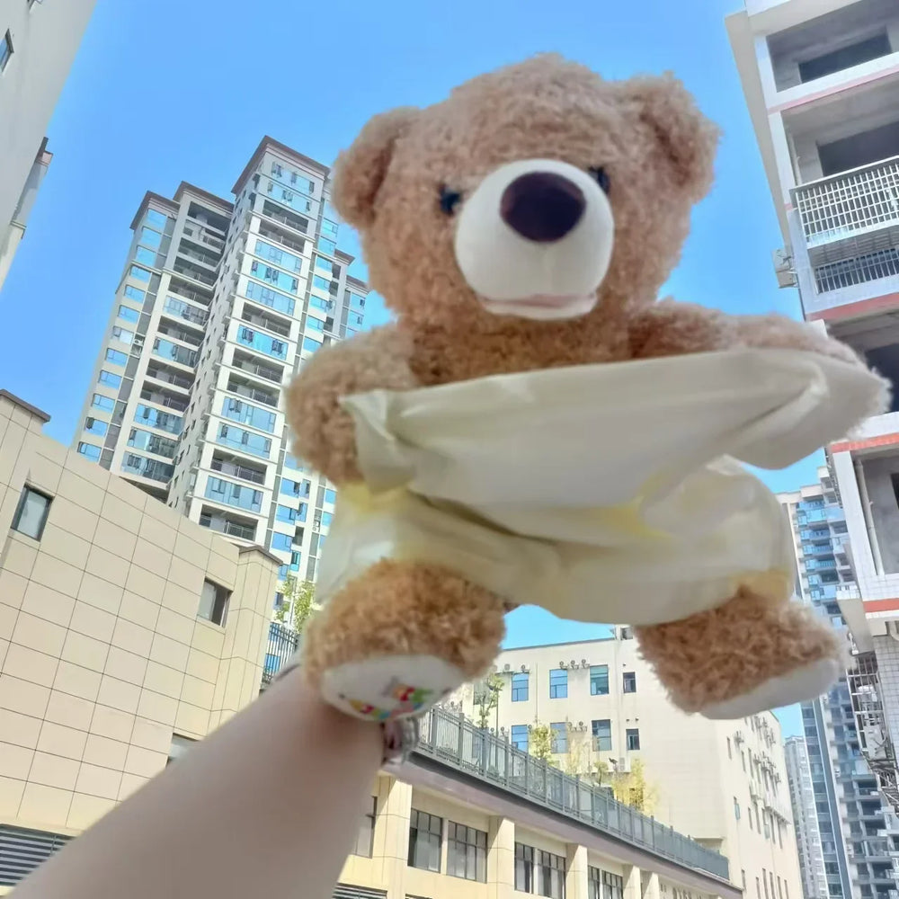 Peekaboo Bear – Soft Plush Detail | Toki Toy Box