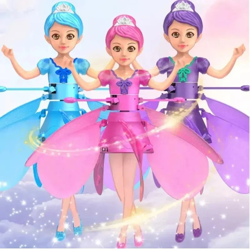 Flying Fairy Doll – Gesture-Controlled LED Hover Toy for Kids