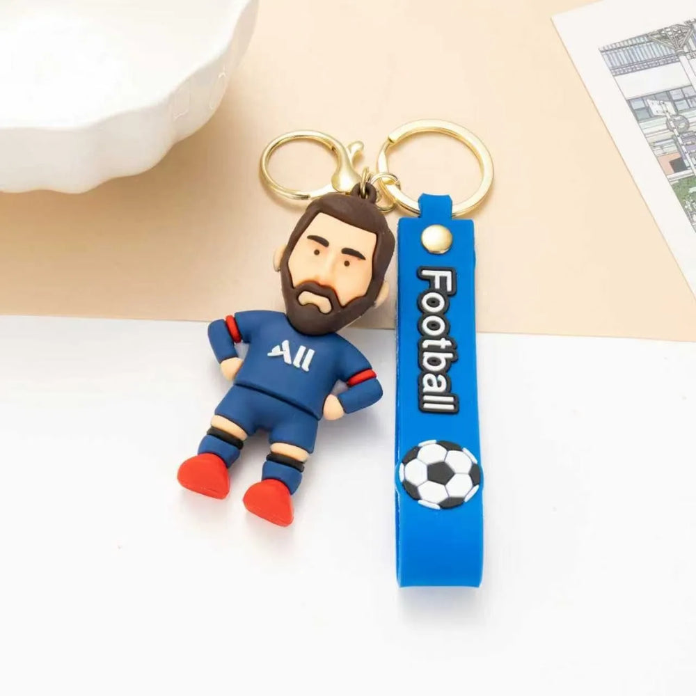 Football Player Keychain Set – 6 Collectible Figures