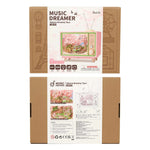Robotime Rolife Sakura Dreamy Tour 3D Wooden Puzzle Music Box – A beautifully crafted, interactive puzzle with lights and music.