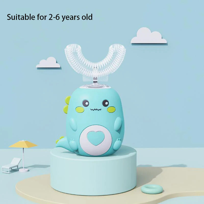 Kids U-Shaped Electric Toothbrush – Easy 360° Clean – Whats Included | Toki Toy Box