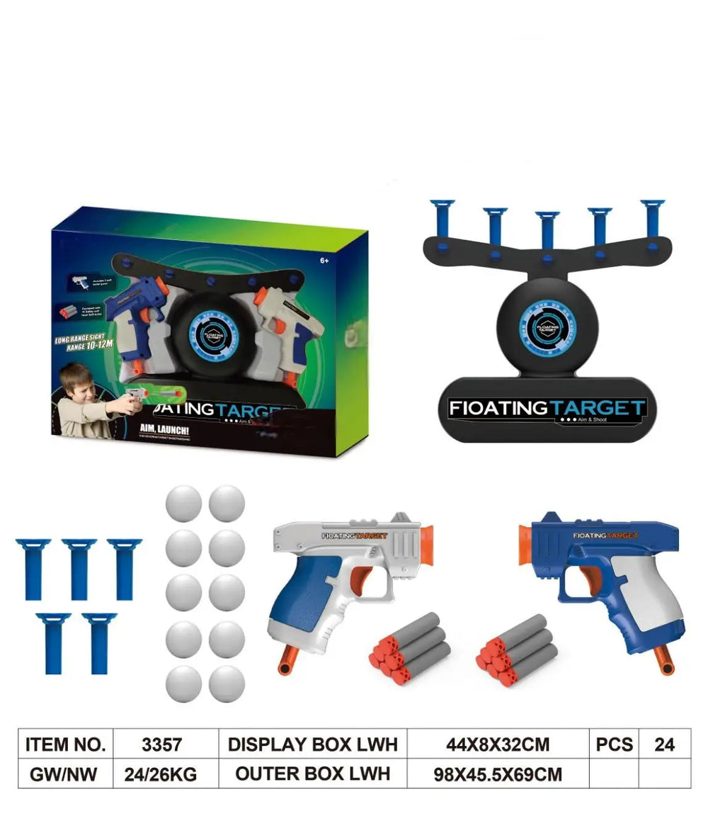 Glow Hover Target Challenge – Floating Ball Blaster Game