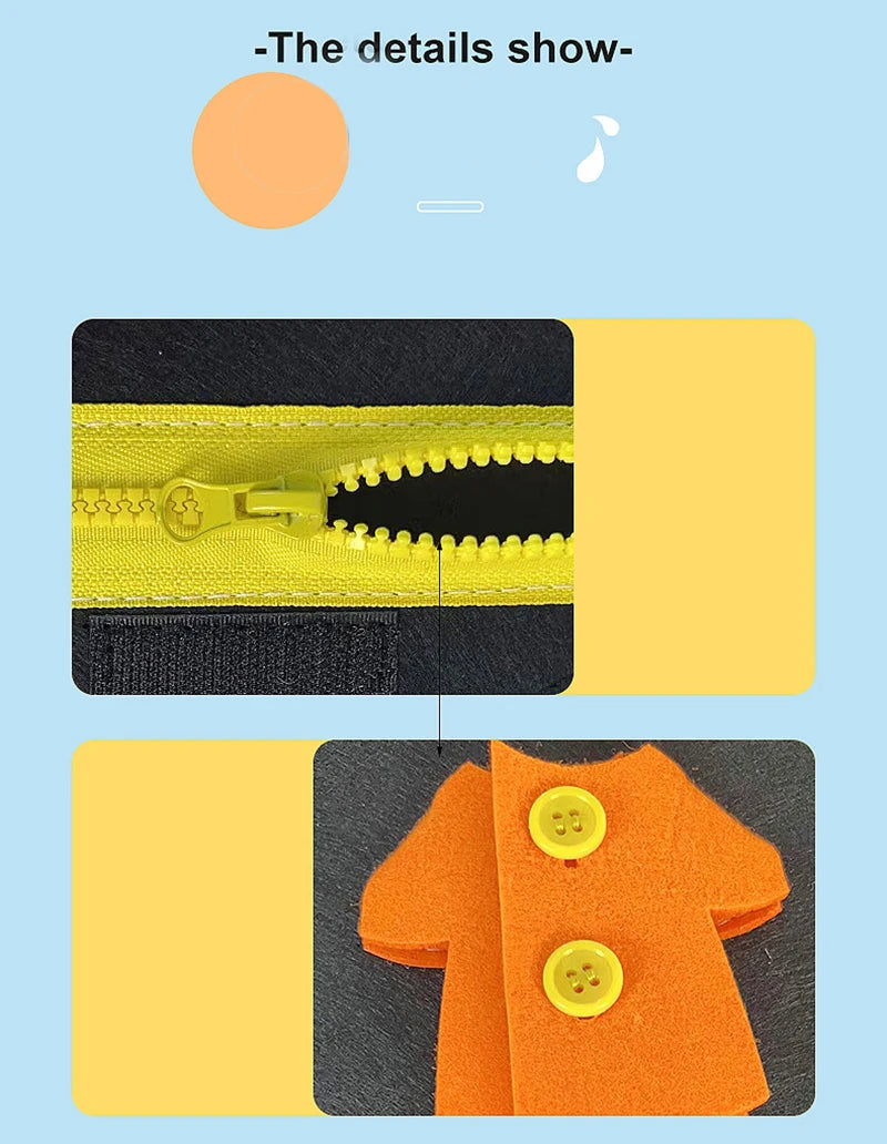 Montessori Busy Board Travel Bag for Curious Kids - Toki Toy Box