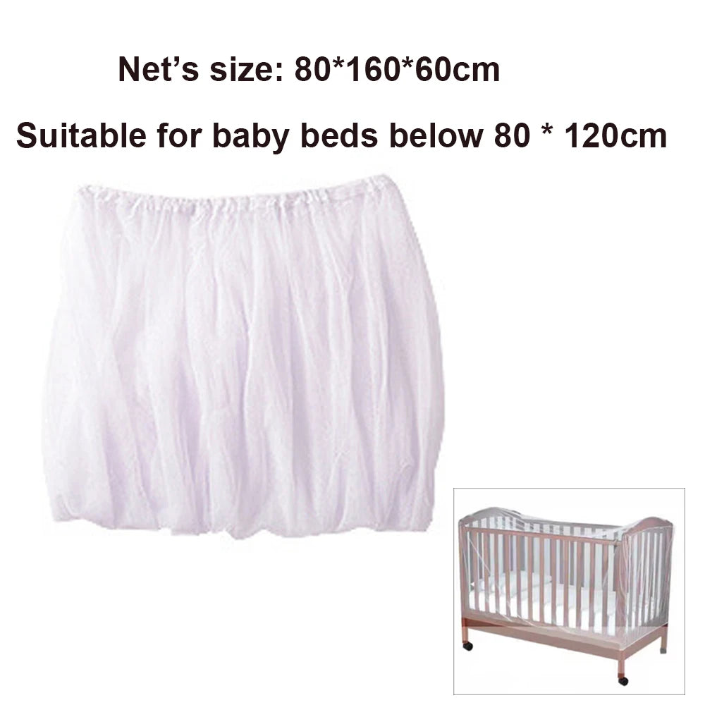 Portable Baby Crib Mosquito Net – Foldable 360° Protection