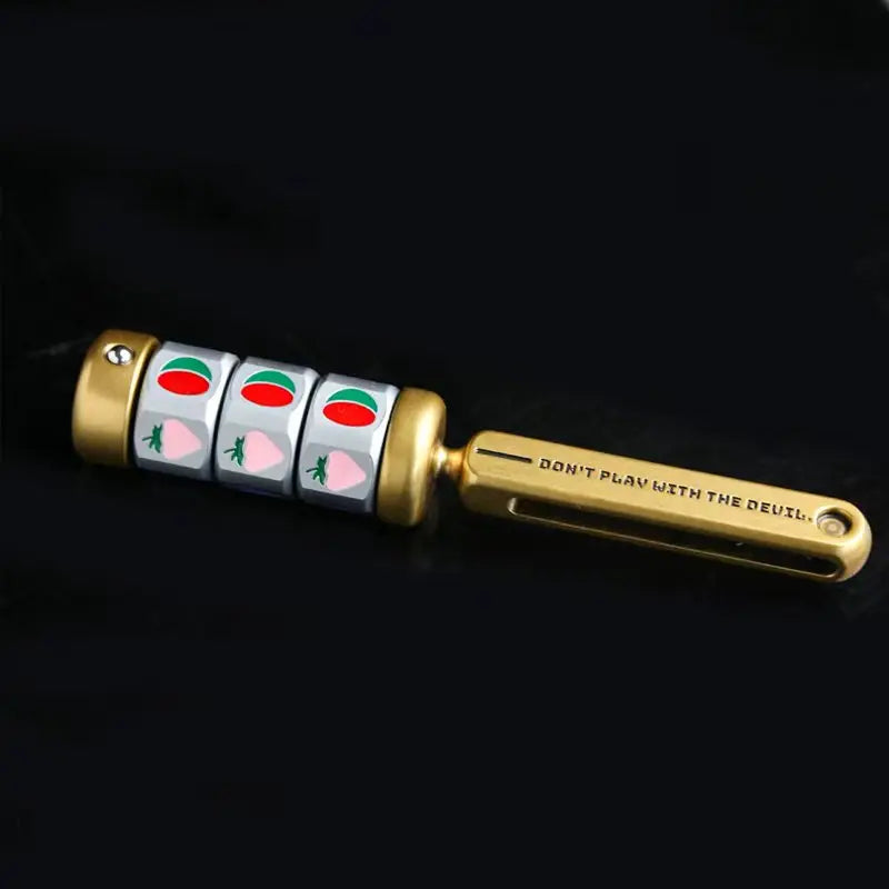 EDC Slot Spinner – Metal Focus Toy for Adults – Side View | Toki Toy Box