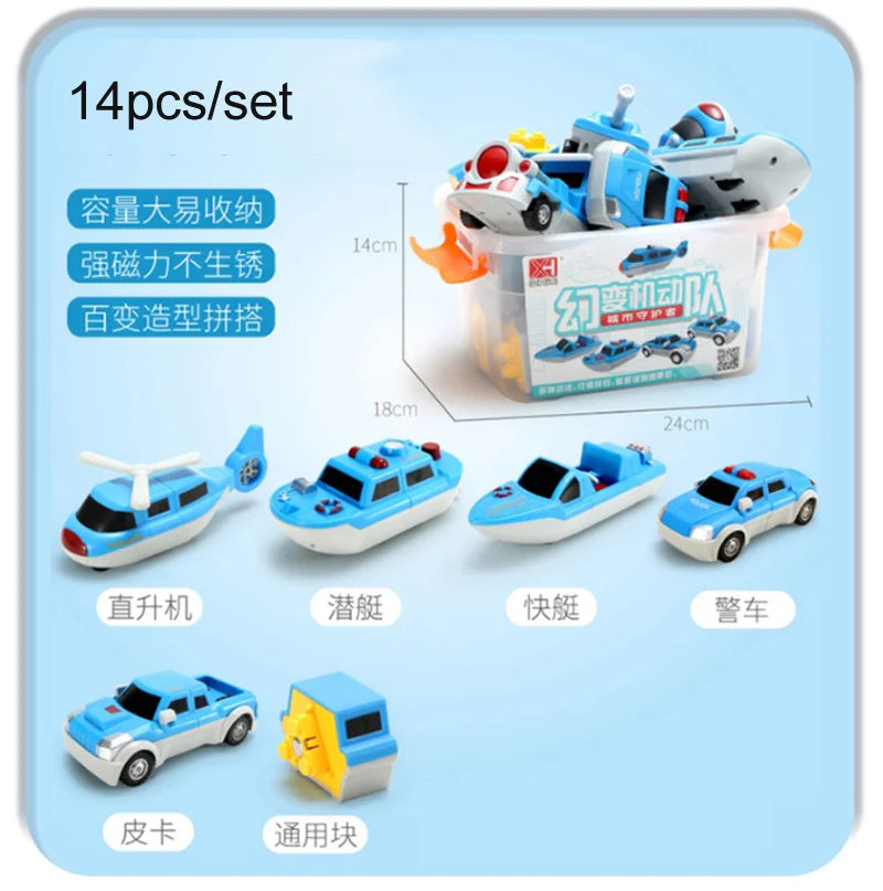 Magnetic Vehicle Building Blocks – DIY Construction Set