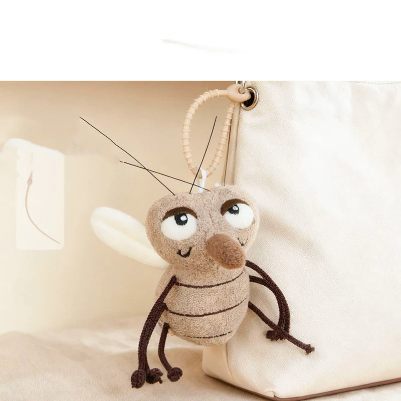 Squeaky Mosquito Plush Keychain – Funny Gift