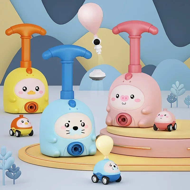 Balloon Rocket Launcher Air-Powered STEM Kit | Toki Toy Box