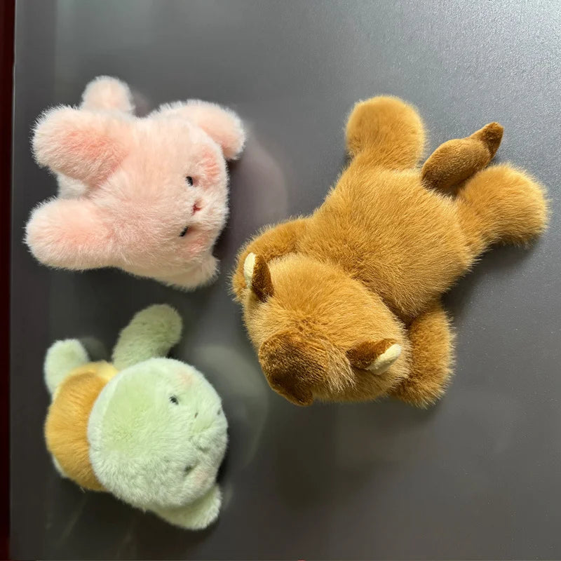Magnetic Plush Animal Fridge Buddy Decor Toy