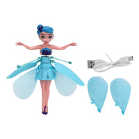 Flying Toy for Kids – Gesture-Controlled Helicopter with Dancing Simulation, Rotating LED Lights, Induction Flying Machine