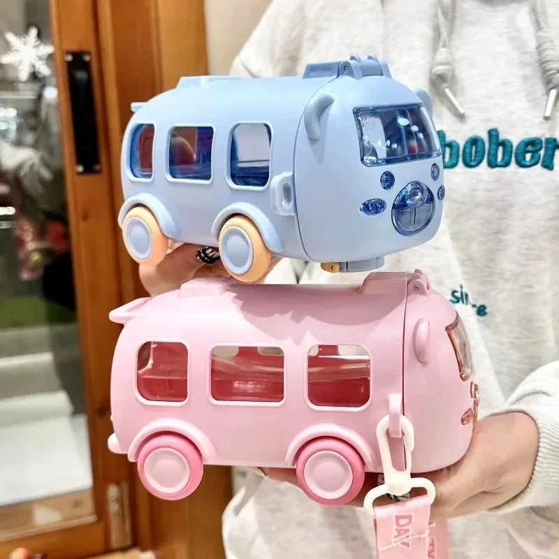 Bus Cup – Bounce Straw Open | Toki Toy Box