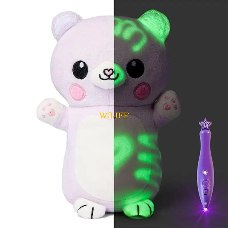Glow-in-the-Dark Animal Plush – No-Battery Bedtime Buddy - Toki Toy Box