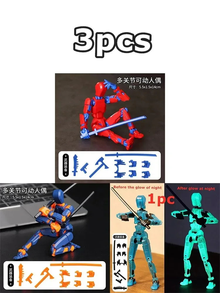 Titan Action Figure Set – Fully Posable Robot Toy