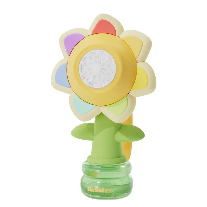 Sunflower Bubble Machine Toy – Automatic Dancing Bubble Maker for Kids