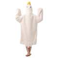 Goose Hooded Fleece Robe